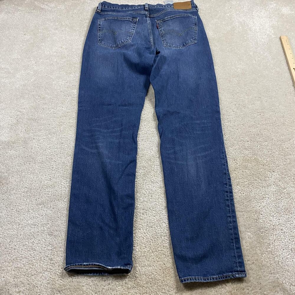 Levis Premium 541 Jeans Mens 36x36* Blue Athletic Tapered Denim Stretch Med Wash - Picture 2 of 11
